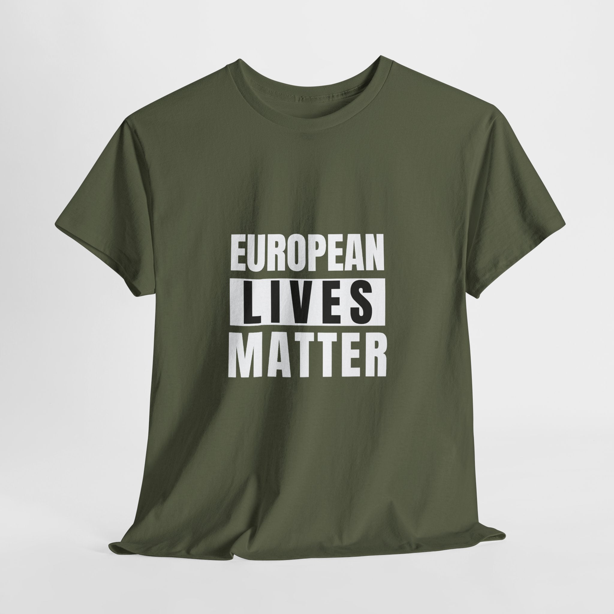 European Lives Matter Cotton T-Shirt